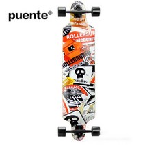 보드 서핑 스케이트 104cm 프로페셔널 스트리트 댄싱 컴플리트 롱보드 로드 다운 힐 캐나다 메이플 크루저 스케이트보드로드 데크 드리프트 다운힐, WHITE