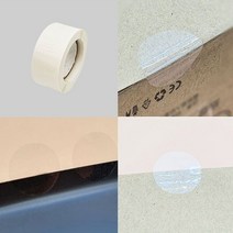 포장스티커 포장스티커 씰링 봉인 원형 투명 스티커 테이프 25mm_978799EA, 쿠팡 본상품선택