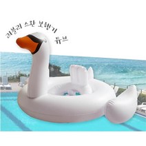 유아 바다 물놀이 백조 보행기 튜브 유아튜브 해변