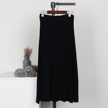 퍼니걸스 9810 밴딩 후레아 플리츠 주름 롱 스커트 여성의류