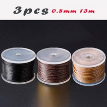 미니재봉틀 가죽 재봉 송곳 키트 공예 도구 손 재봉틀 빠른 잠금 스티처 스레드 바늘 세트 DIY 슈 메이커 캔버스 수리 도구 미싱, 04 3pcs Waxy thread-A