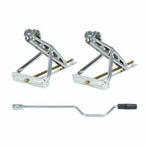 WO857P-1.2톤 아웃트리거 카라반 트레일러 2P 핸들포함 세트