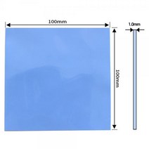 티테크 써멀패드 1.0mm 쿨링패드 T-TP10
