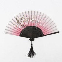 복사꽃 접이식 대나무 부채 선물용 접부채_230227EA, 다사랑 쿠팡 1, 다사랑 쿠팡 본상품선택