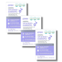 GNM 10억 질 모유 유래 생 유산균 플러스 프리바이오틱스 3박스