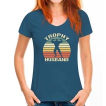 트로피 Trophy Husband Shirt Funny For Cool Father Dad Or Pa Man Top Men's 최신 가을 탑 셔츠 코튼, 15 WoMen Azure blue_01 XXS