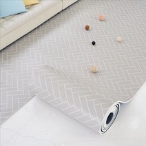 삼바텍 PVC 셀프시공 롤매트 15mm, 헤링본 그레이