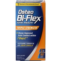 오스테오바이플렉스 조인트 헬스 트리플 스트랭스 코티드 타블렛, 80개입, 1개, 80정