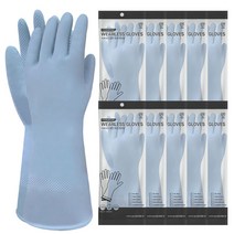 스카이 고무장갑 스카이블루 M(중형) 10개, 스카이블루 10개(중형), 중(M)