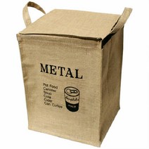 쥬트 분리 수거함 - 메탈(METAL), 단품