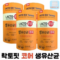 락토핏 생유산균 코어 20억 CFU 프로바이오틱스 아연 프롤린 유산균 2gx60포 4통 8개월분 + 알약케이스set, 락토핏 생유산균 코어 프로바이오틱스 프롤린 2g 4통