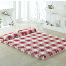 럭스앤펀 라텍스매트리스커버 슈퍼싱글(SS) 110x200cm 높이 3 5 7.5 15cm, 루이레드(슈퍼싱글3cm)