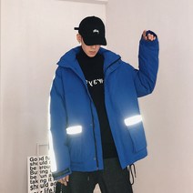 감성 남성패성 루즈핏 겨울 야상 야광 패딩점퍼