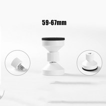SS침대 일체형 수납 1Pcs 42-110mm 조정 가능한 자기 접착 스레드 침대 프레임 흔들림 방지 도구 고정 Anti, 10 White 59-67mm