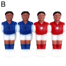 오락 게임기 부품 교체 4pcs foosball 남자 축구 테이블 플레이어 축구 기계, 파란색과 빨간색
