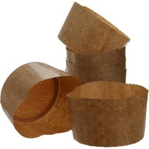 Honey-Can-Do 대형 파네토네 종이 몰드 6팩 높이 12.1cm(4.8인치) x 너비 17.1cm(6.75인치), 01 Large