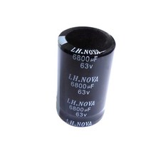 GHSHOP 전해커패시터 6800UF 전원 증폭기 필터링 Capacitance, 설명, 블랙