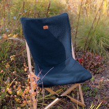 [기본커버추가] 겨울 방한 캠핑원목의자 감성 캠핑 우드체어 양털 뽀글이 커버체인지, 커버단품_양털 네이비