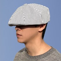 62cm 빅사이즈 스트라이프 뉴스보이캡 3컬러 빵모자 대두 남자 여자 베레모 여름 팔각모