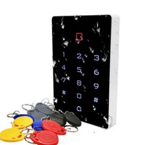 대문번호키 도어락 자동문 양문형 현관문 IP65 방수 RFID EM 125khz 근접 카드 야외 터치 키패드 컨트롤러 도어 액세스 제어 시스템, T12EM Keyfobs