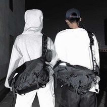 어깨 숄더백 저렴 큰가방 남자 헬스 스포츠 망치 [SN:860FC8#726], 블랙