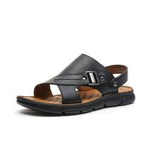 마쯔 21SS 엘칸토 남성 가죽 버클 샌들 2.5cm LCMW83M126