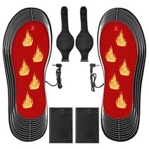 겨울 난방 Insoles 야외 스포츠 피트 따뜻한 깔 창 USB 온수 Insoles 신발 편안한 부드러운 린트 컷 크기 따뜻한 깔 창