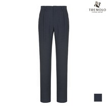 [트레몰로 SS] [TREMOLO] 시어서커 스트라이프 스트레치 원턱 팬츠_TRBDLVY2376