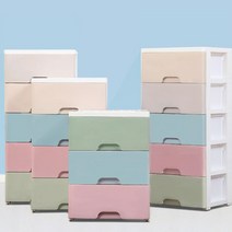 더준 플라스틱 틈새수납장 화이트 거실 베란다 슬림 다용도 이동식 폭좁은수납장, 마카롱45CM(4단)