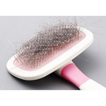 헤드 회전 고양이 죽을 털 제거 브러시 고양이빗질 빗 애완용품 새끼고양이빗 브리티쉬숏헤어 아기고양이용품 애견용품 단모고양이, 소 핑크