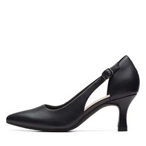 Clarks 여성용 Kataleyna Rae 펌프스 블랙 가죽