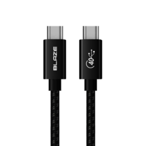 USB4.0 40Gbps GEN3 C TO C 케이블 100W 초고속충전 썬더볼트3 2M