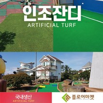 플로어마켓 국내생산 방염 무독성 친환경 인조잔디 테라스정원마당 인공잔디 옥상조경베란다 야외 실내 시공 강아지애견 카페트 골프장 롤매트, 1000개, PX2000LK 1M*0.5M