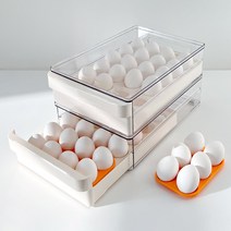 바케인 계란보관함 에그트레이 계란 트레이 냉장고 정리 보관 용기 24구, 단품