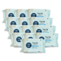 리필형하늘선물물티슈30매리필1335휴대용물휴지물티슈캡형, 하늘선물물티슈30매_리필_1335