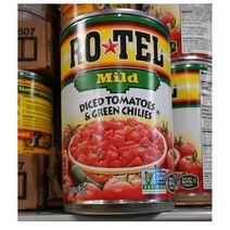 Rotel Mild Diced Tomatoes & Green Chilies 로텔 마일드 다이스 토마토 & 그린 칠리 10oz(283g) 2팩