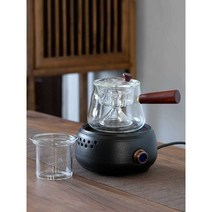 다도 세트 티 팟 찻 주전자 인덕션 세트 티워머, C