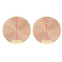 전자파 전자파차단 전자파차단스티커 보호필름 41pcs 안티 방사선 보호기 방패 emf 보호 모바일 휴대 전화 스티커 emr 차단기 노트북 컴퓨터 태블릿 ipad, 2pcs 골드