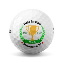 12 홀인원 기념 골프공 로고 인쇄 제작 (12구), 볼빅 비비드 컬러 12구 혼합컬러, M