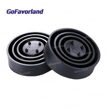차량 헤드라이트 전조등 커버 2pcs led 헤드 라이트 더스트 씰 블랙 고무 방수 하우징 유니버설 95mm
