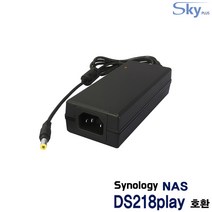 시놀로지 NAS DS218play호환 12V 5A 국산 어댑터, 3. 어댑터   AC 각코드 1.5m