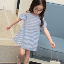 보니또 오프숄더 여아 나시원피스 유아 여름옷 린넨 비치웨어