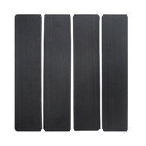 3pcs EVA 직사각형 수상 스포츠 서핑 보드 데크 매트 다기능 긴 비 슬립 헤비 듀티 고탄력 트랙션 패드, Black