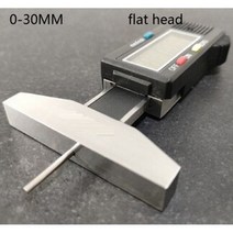 고성능 두께 호환 측정기 0-300MM 디지털 깊이 게이지 전자 얇은 막대 캘리퍼스 둥근 깊은 구멍 측정 버니어 금형 타이어 트레드 눈금자, 30050133 0-30MM