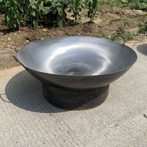 대형 야외 화로대 60cm 장작불 모닥불 캠프파이어 화롯대, 손잡이 직경 50cm  (디자인 사진참고)