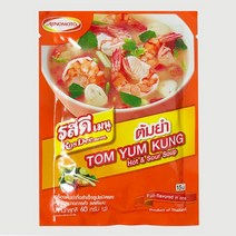 월드푸드 태국 똠양꿍 똠얌꿍 소스 분말형 TOM YUM KUNG, 60g, 1팩