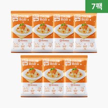 [하이독] 강아지 화식 자연식 특식(캥거루 현미북어 칠면조 오리불고기 한우파스타 연어크림파스타 야채퓨레) 사료 50g (+옵션 7팩/21팩), 연어크림파스타(50g) x 7팩