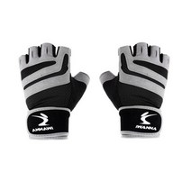 아이워너 트레이닝 글러브 2중 밴드 헬스장갑 좌우 세트, Gray