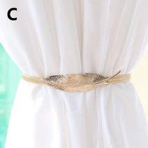 인테리어 아기방 어린이 DIY 가정 탄성 금속 커튼 스트랩 알루미늄 합금 크리 에이 티브 버클 홈 장식 럭셔리 백 클립 액세서리, [03] 3