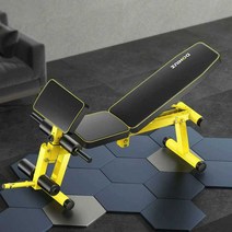 접이식 벤치프레스 가정용 인클라인벤치 홈트 헬스, 스탠다드  폴딩-블랙